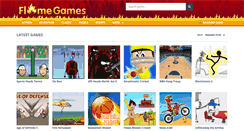 Desktop Screenshot of flamegames.com